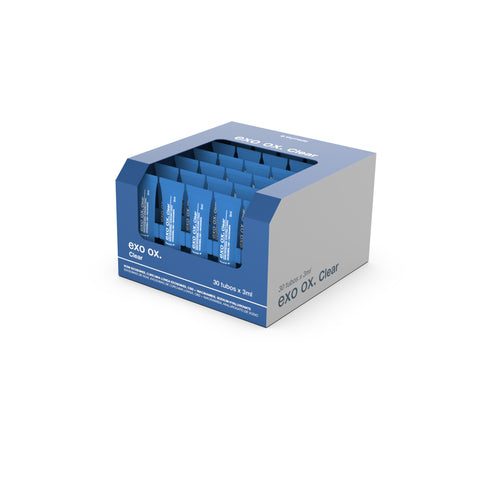 Sérum Transparente EXO OX — Caixa de 30 tubos × 3 ml